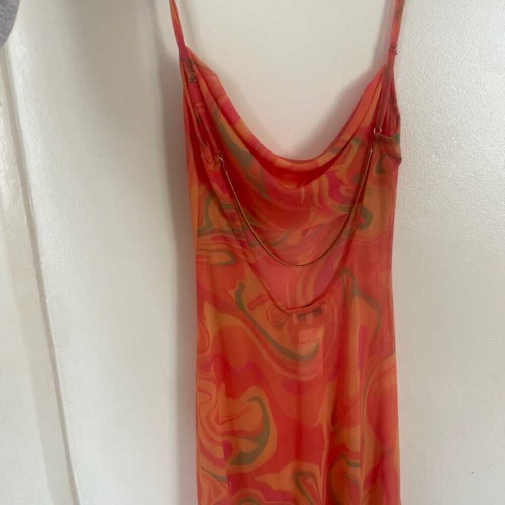 WeWoreWhat mesh sheer dress